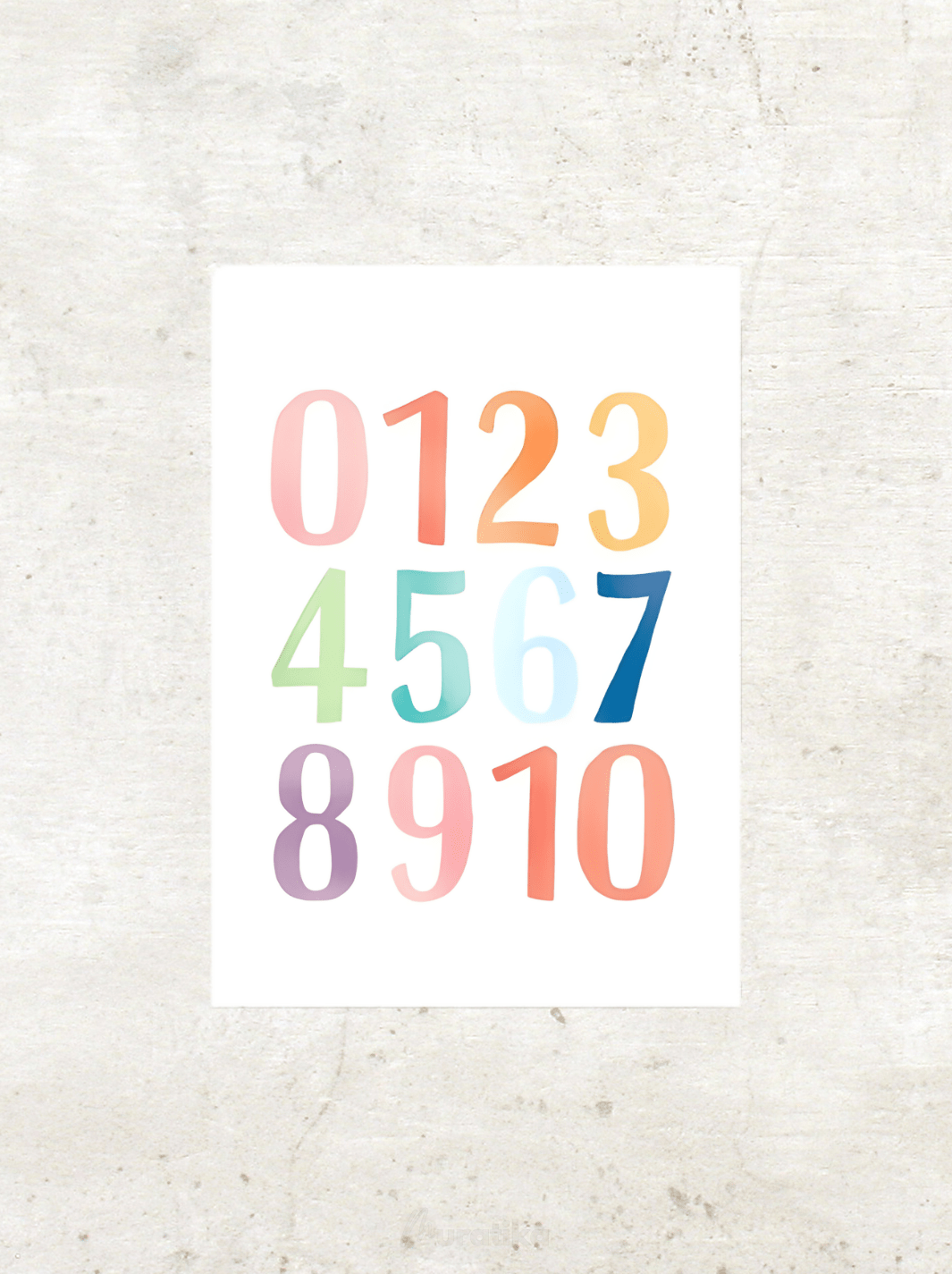 Affiche Chiffre