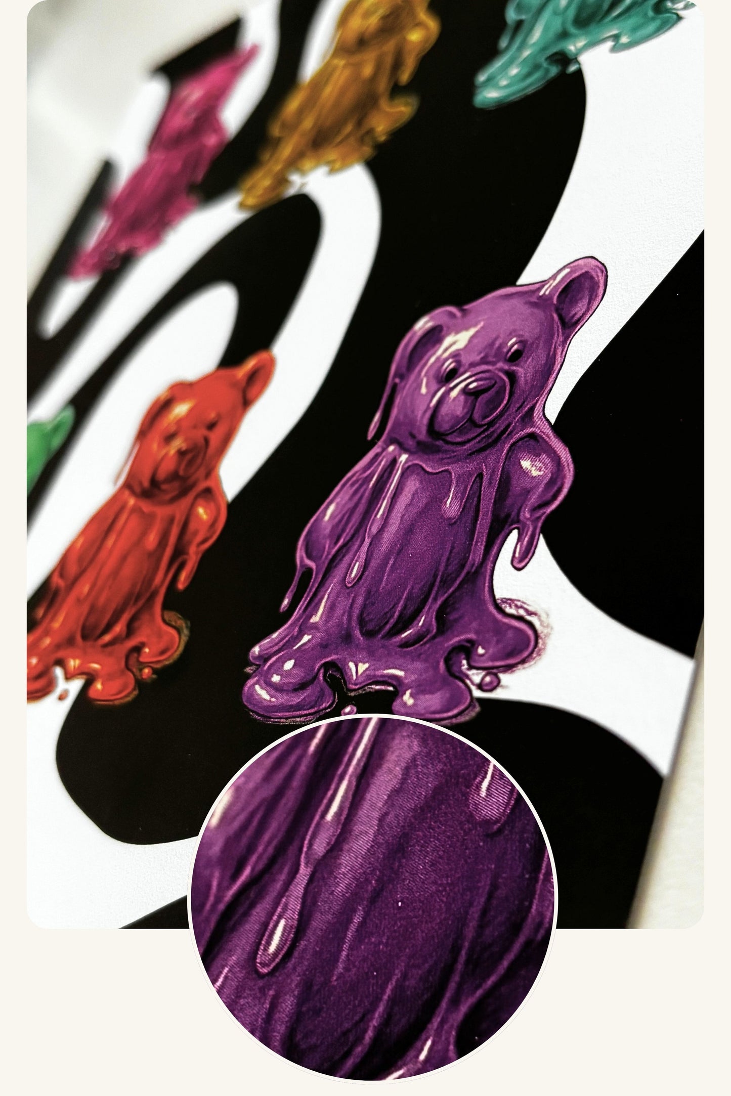 Pop Art poster "Gummy Bears"