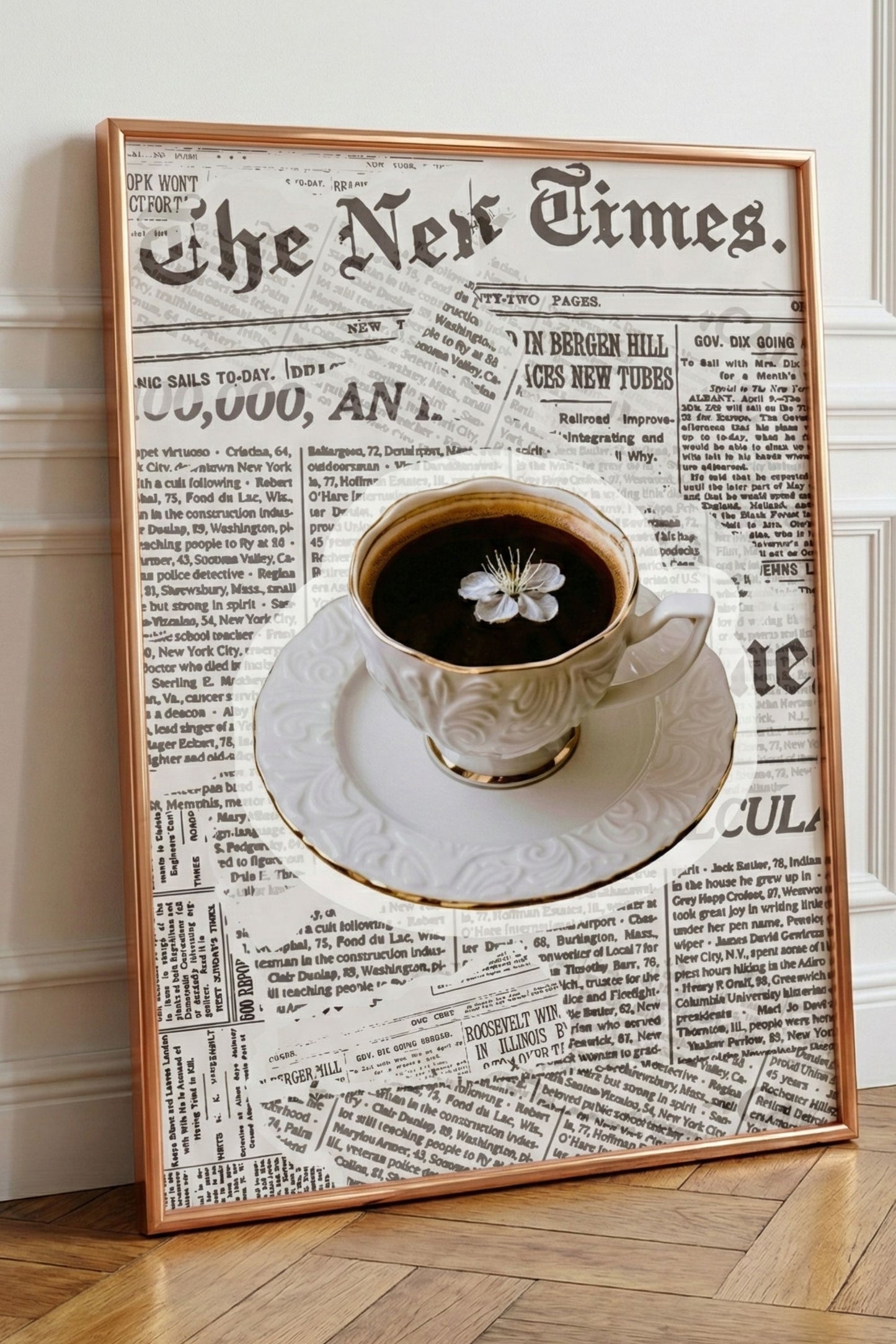 Affiche "Rituel Café"