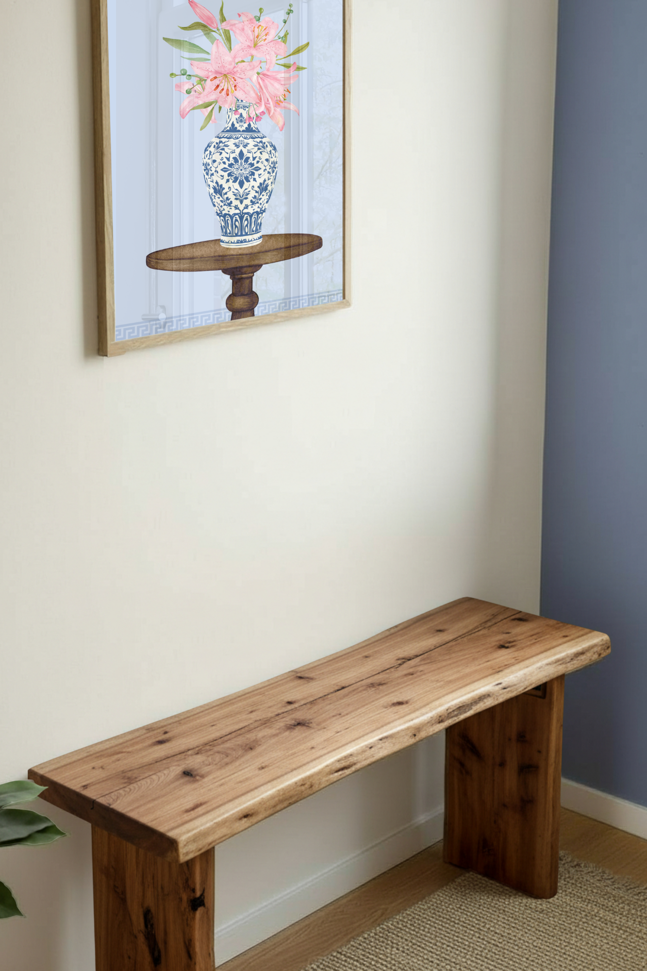 Affiche "Lys & Vase de Porcelaine"