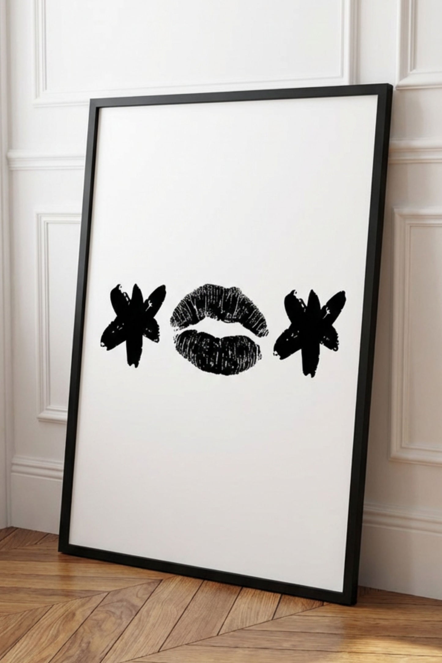 Affiche "Iconic Kiss & Stars"