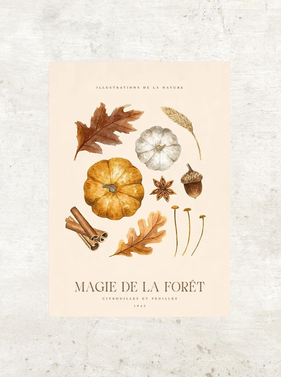 Affiche magie de la forêt