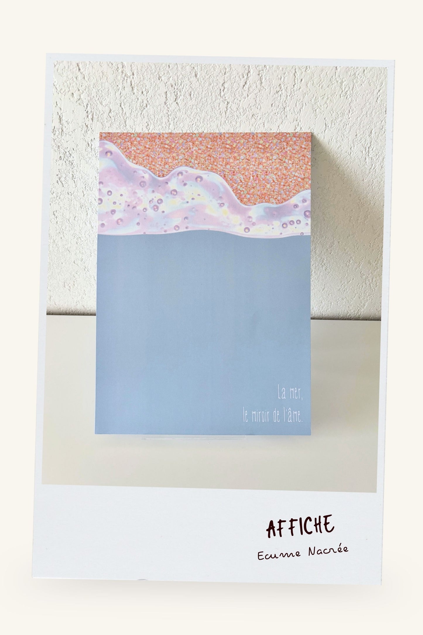 Sea Poster "The Pearly Foam"