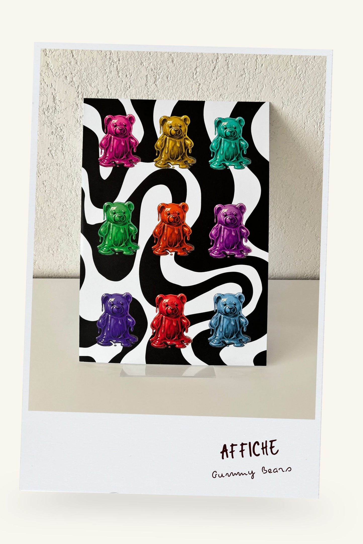 Pop Art poster "Gummy Bears"