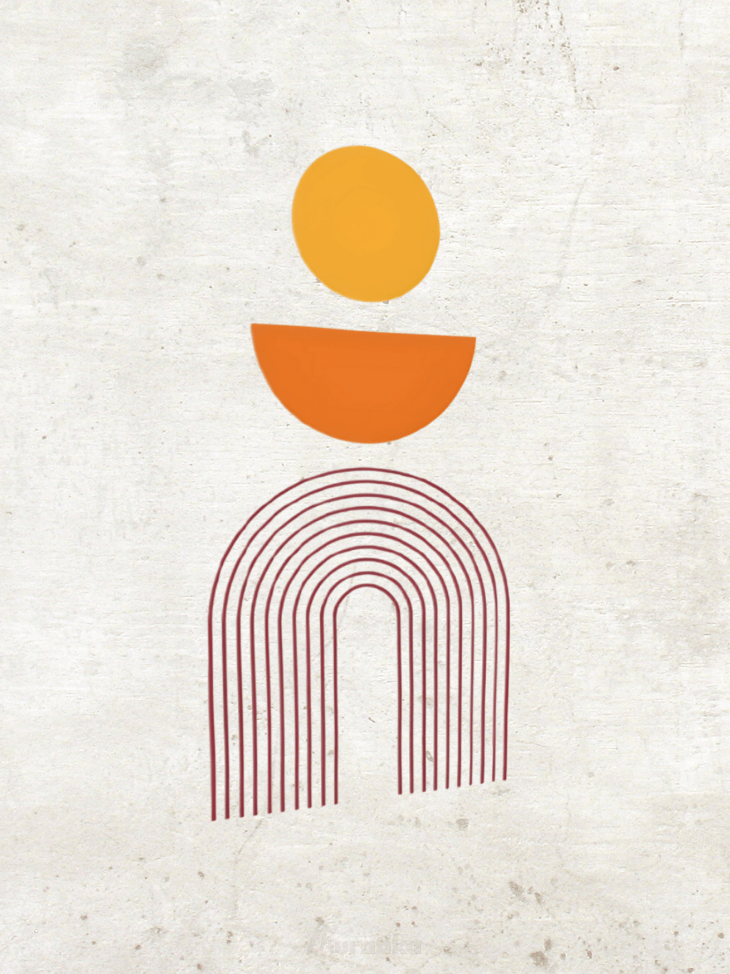 Sticker Mural Cuisine Feu / 37x65cm