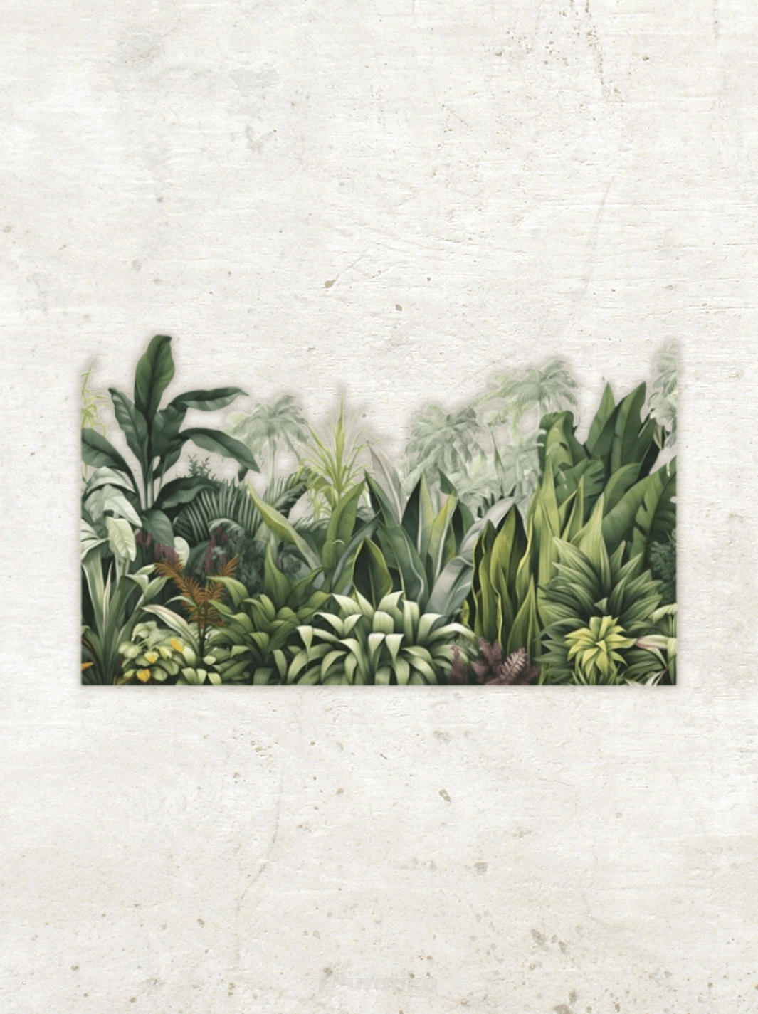 Sticker Mural Jungle Tropical / 88x52 cm