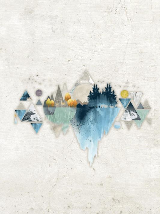 Sticker Mural Montagne / 125x84