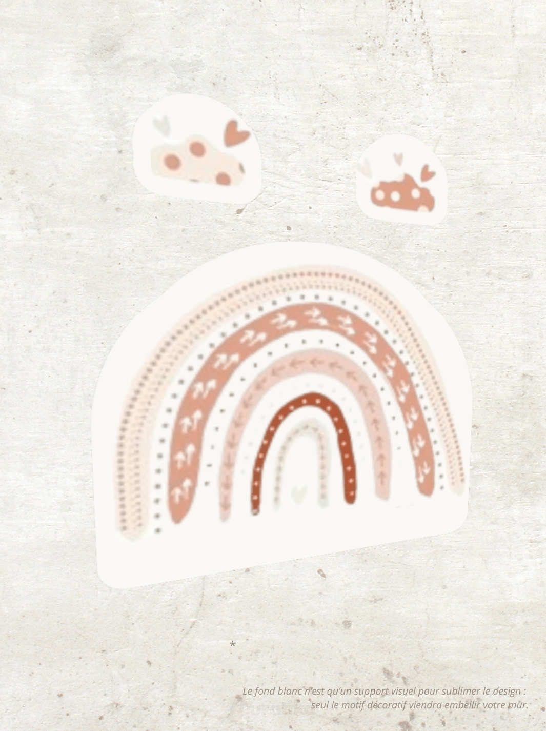 Stickers Muraux Arc En Ciel Arc-en-ciel / 60x40