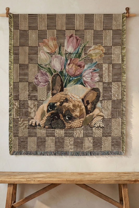 Tenture "Le Gardien des Tulipes"