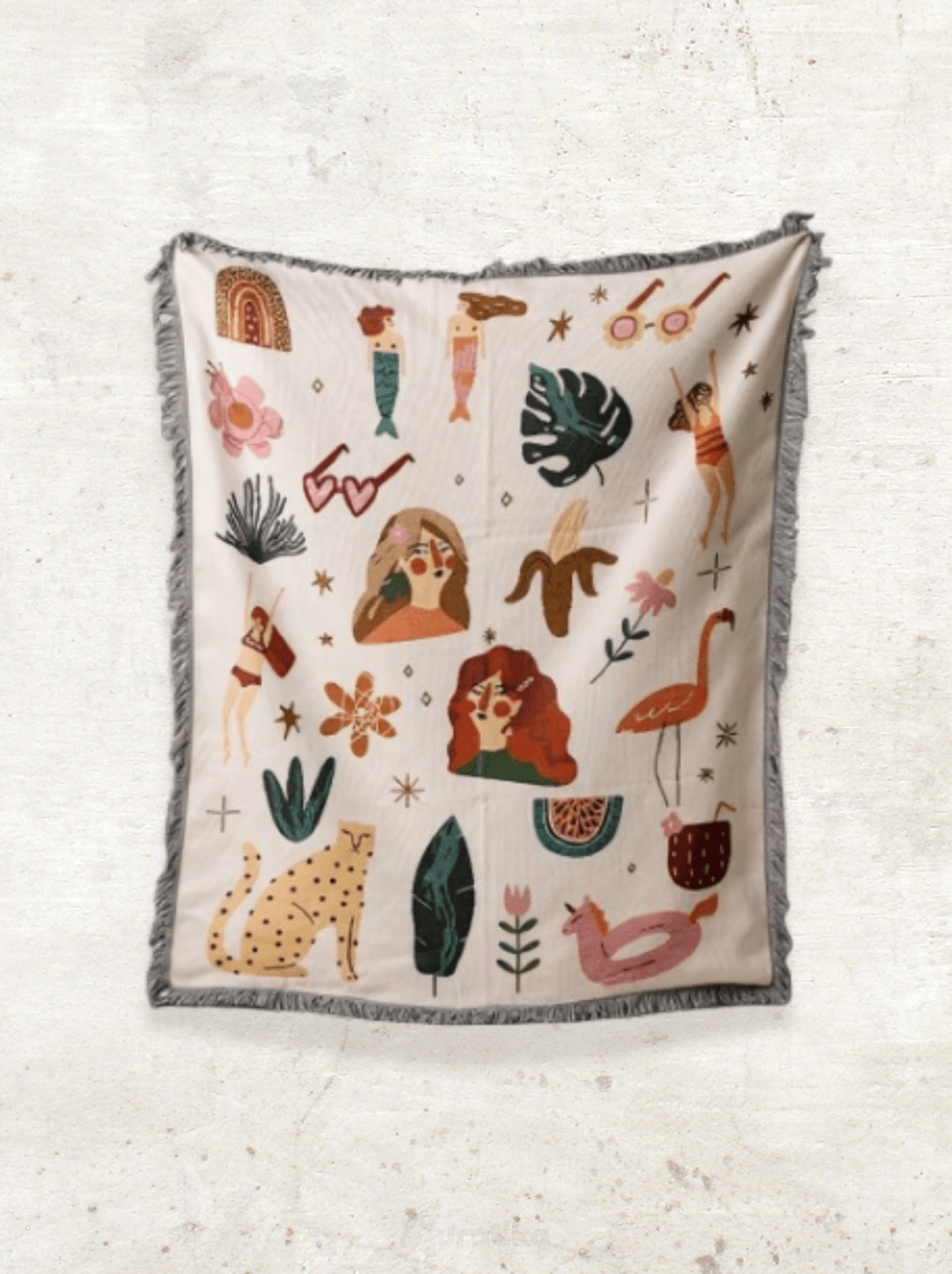 Tenture Murale Tête de Lit Summer / 130x160