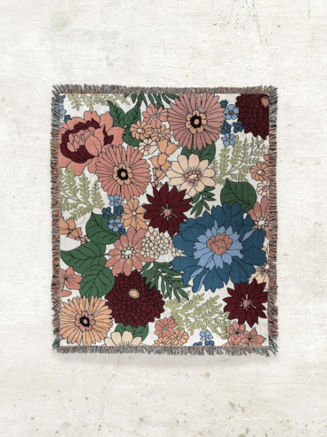 Toile Murale Tissu XXL Bouquet / 130x160