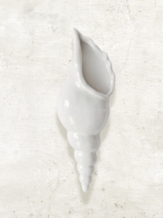 Vase Céramique Blanc Coquillage / 28